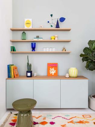 Buffet besta Amandier grisé