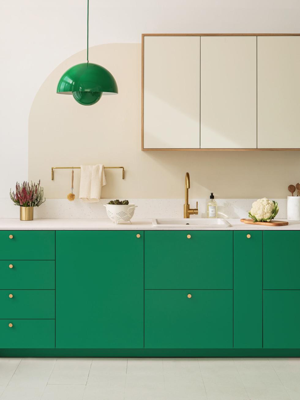 Cuisine Plum Living Leaf, Ivoire et Chêne naturel