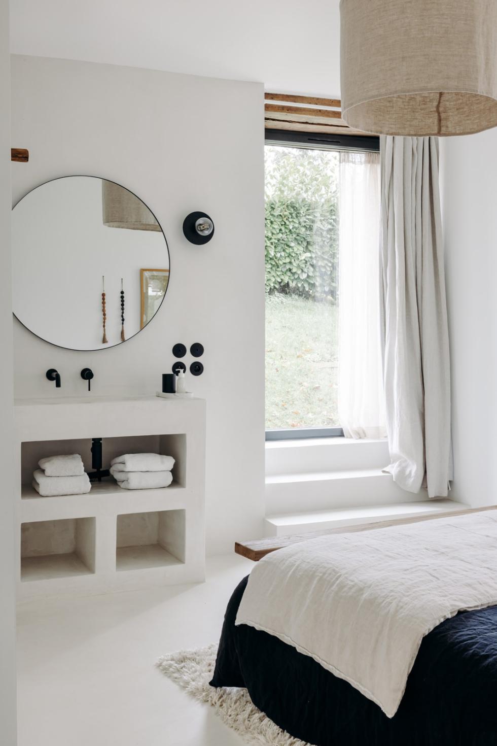 Salle de bain béton