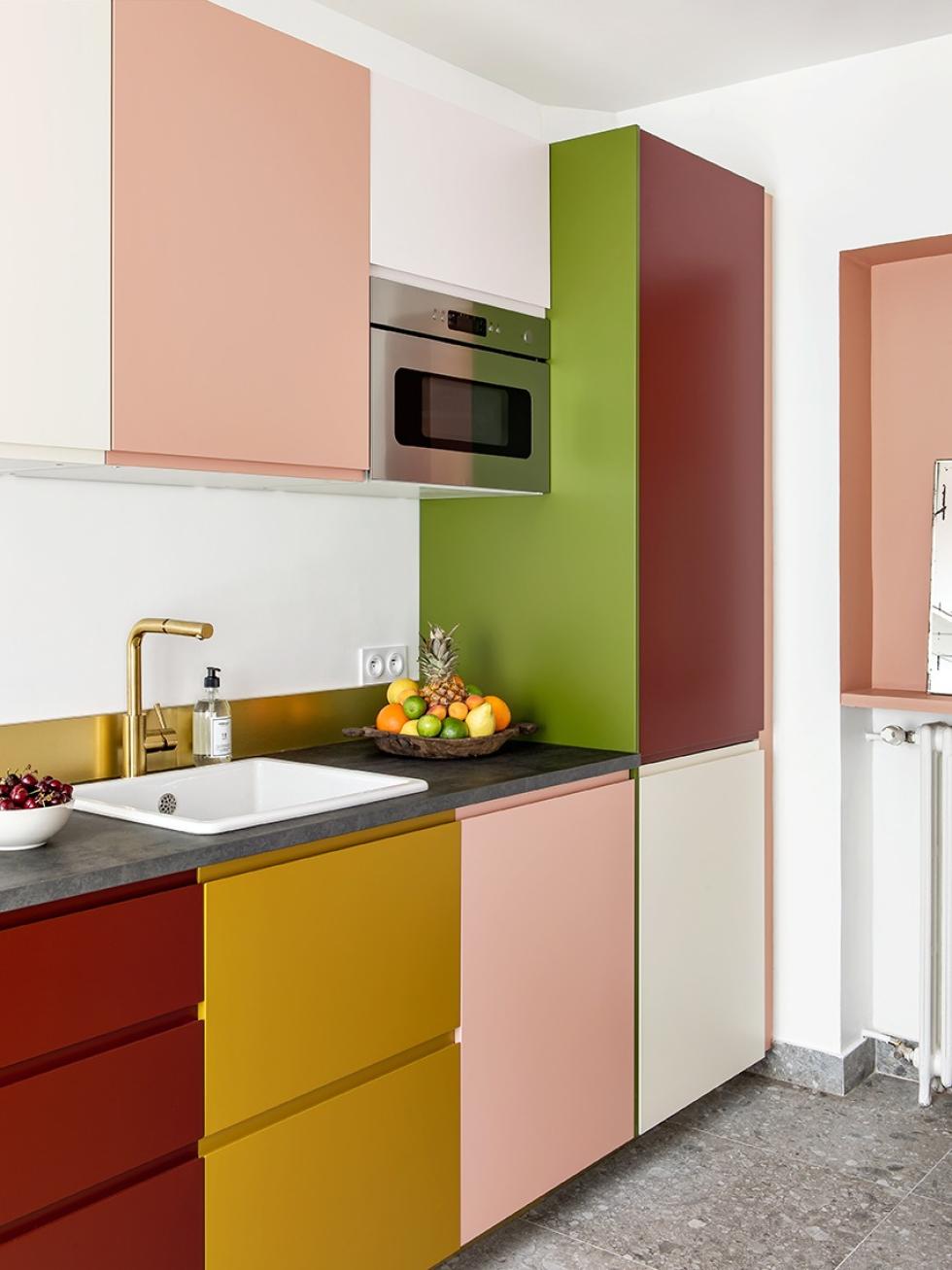 Cuisine arty à la palette multicolore