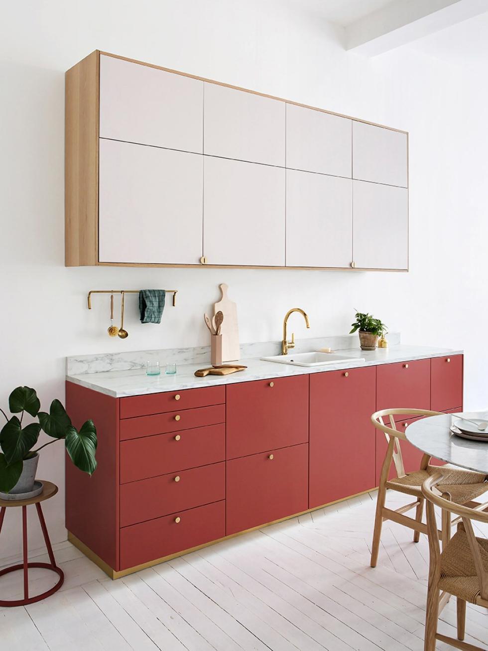 Ikea Küche mit Fronten von Plum Living in Terra - ⓒ Hervé Goluza