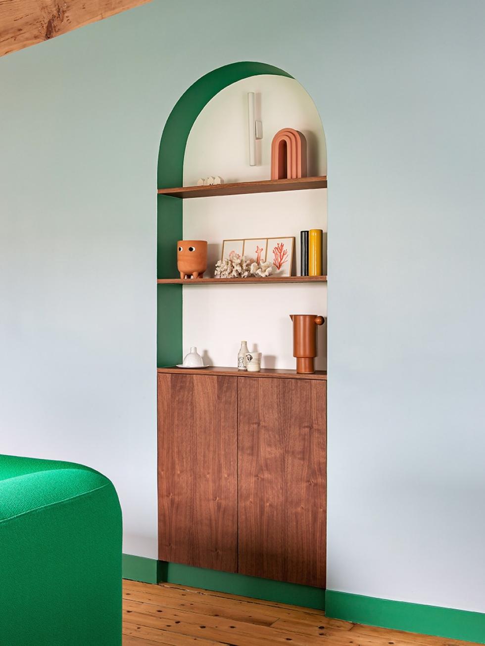 Deckplatten in Walnuss Natur, Farben “Leaf” von Plum Living