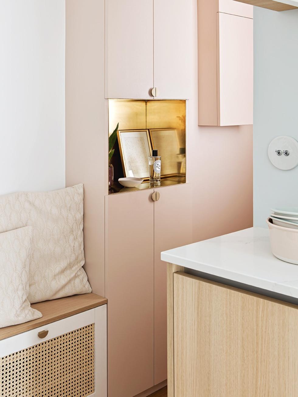 Fronten im Rattan-Design in “Beige 01 - Beige Rosé”