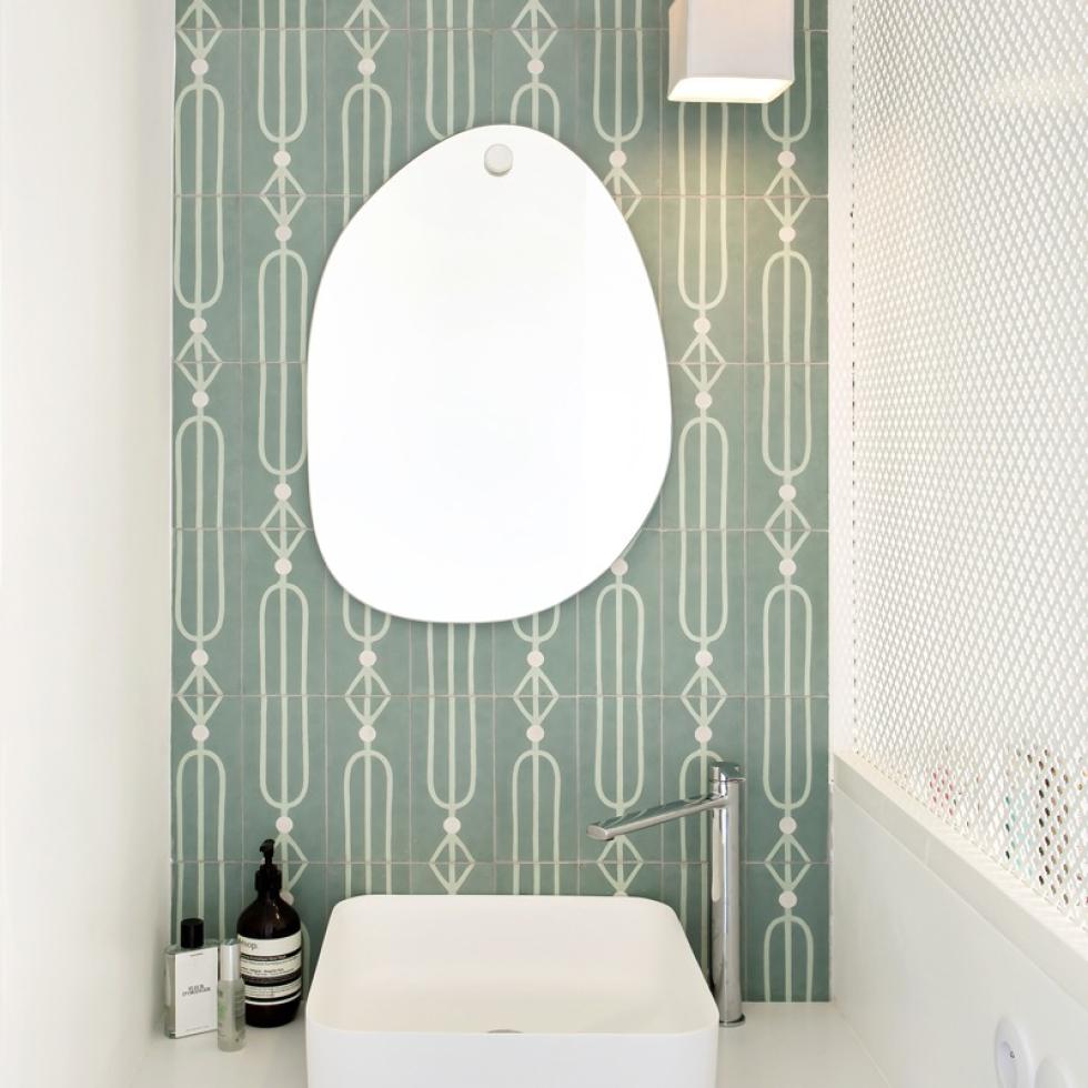 Inspirierendes Projekt von Dominique de Joux mit Fliesen von Bahya Tiles.