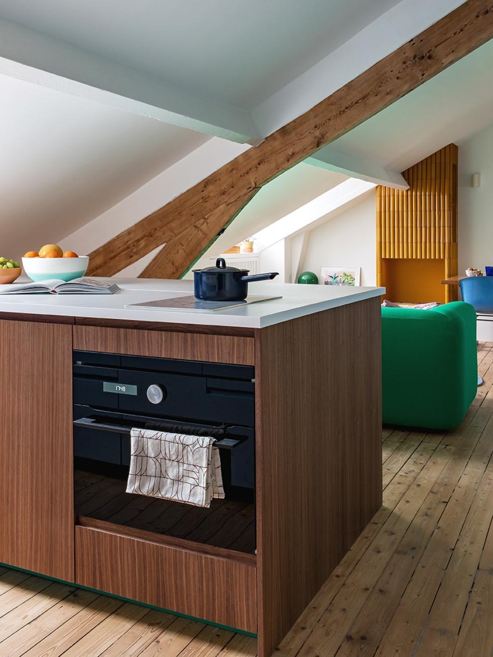 U-Shape Fronten in Walnuss Natur