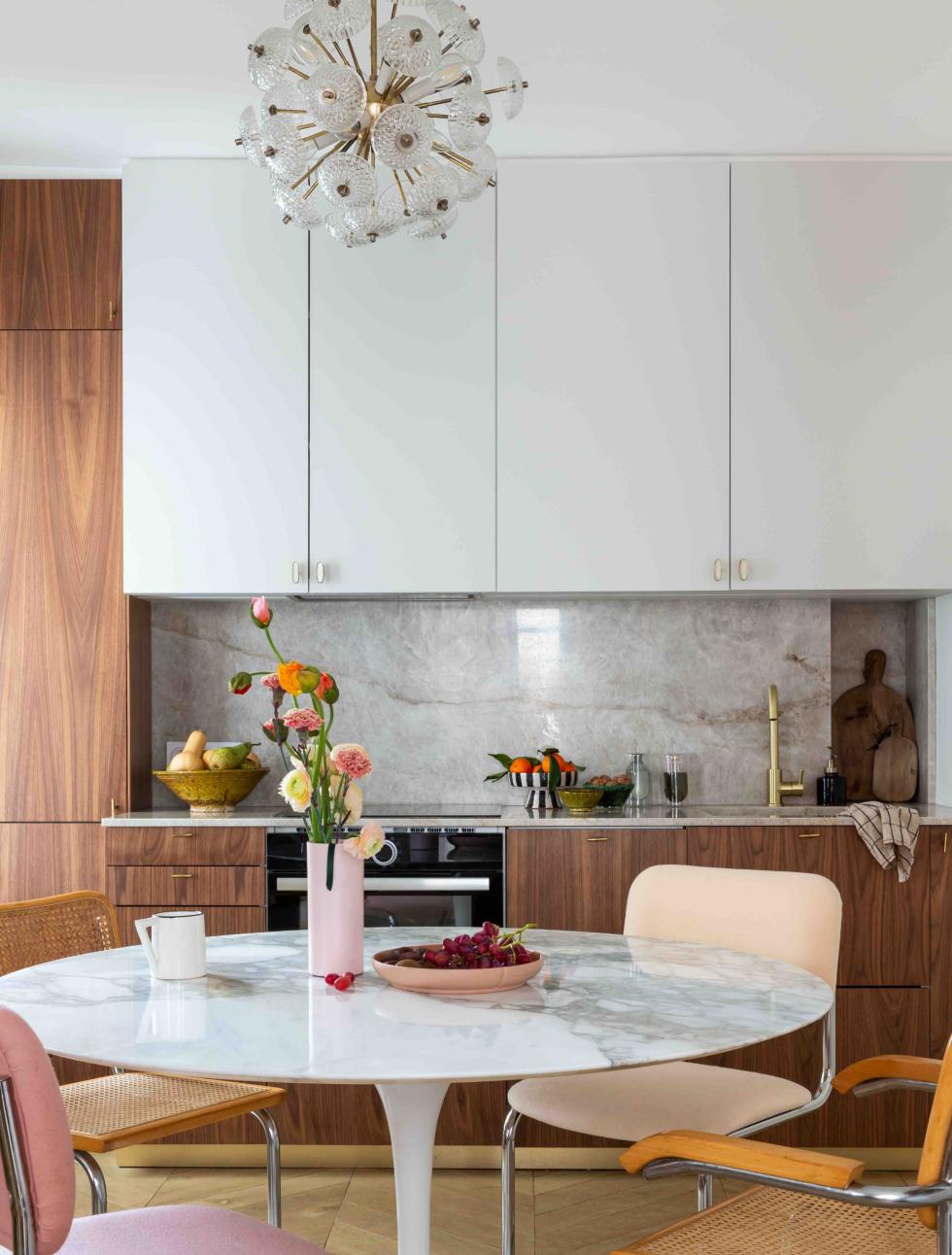 Cuisine Noyer & Gris nuage