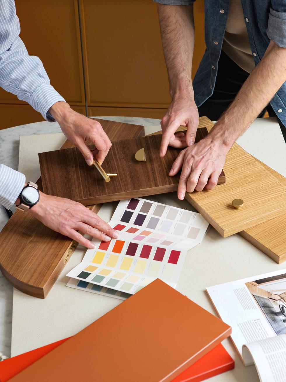 Moodboard au showroom