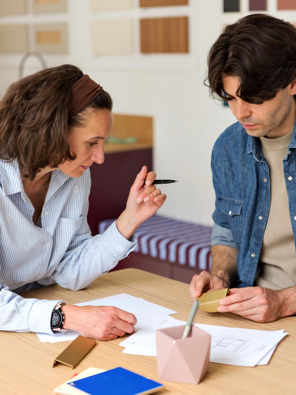 Conception au showroom