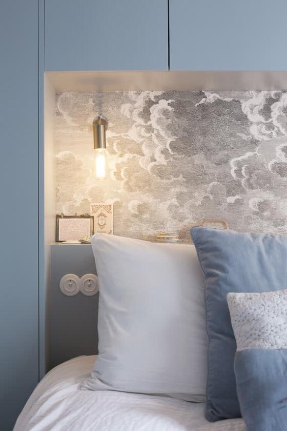 Tête de lit papier peint