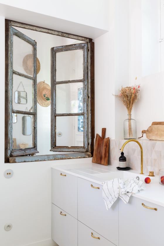 Cuisine gris nuage fenêtre