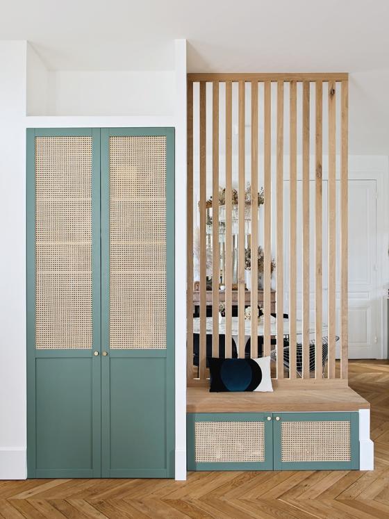 Meuble entrée claustra