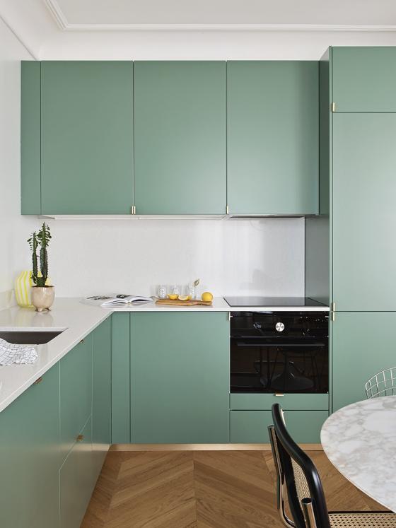 Kitchen in Green 03 - Vert de gris