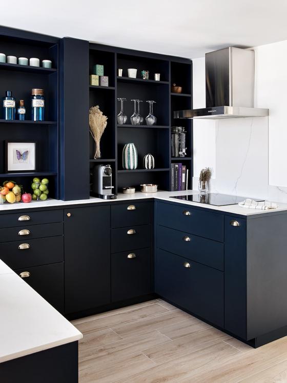 kitchen in Blue 02 - bleu nuit