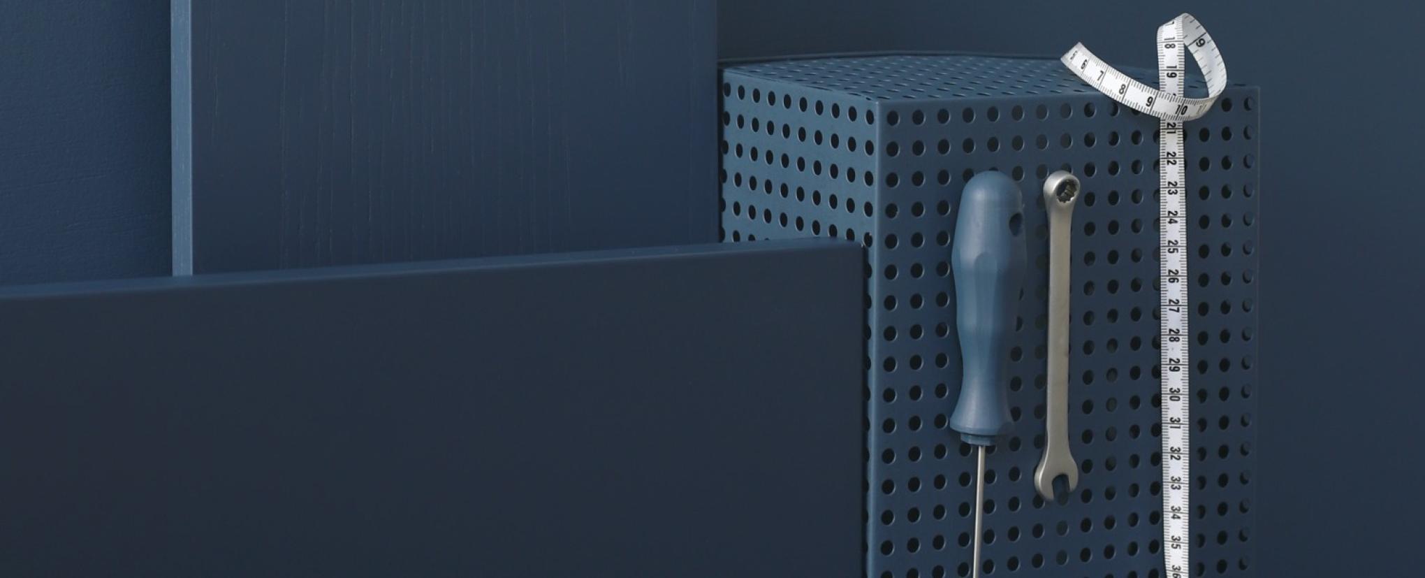 Colourblock Blue 03 - Bleu gris