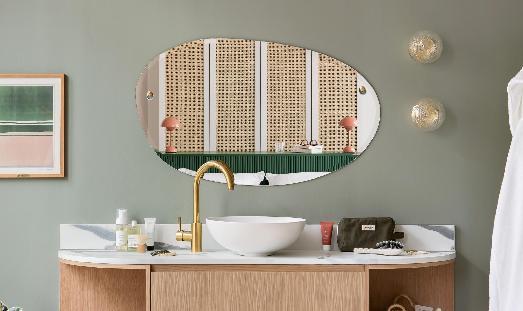 salle de bain chêne