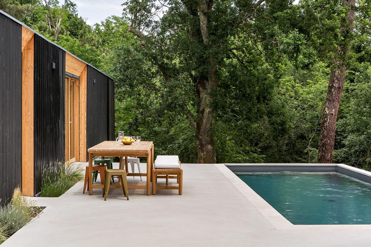 La terrasse en béton de Sabine Mérillon