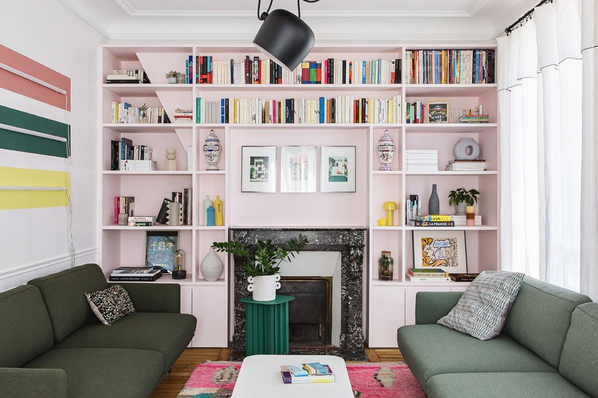 Le salon décoré de Lucie Socrate