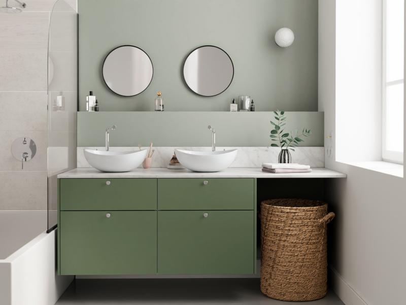 Meuble double vasque - 120cm ou plus