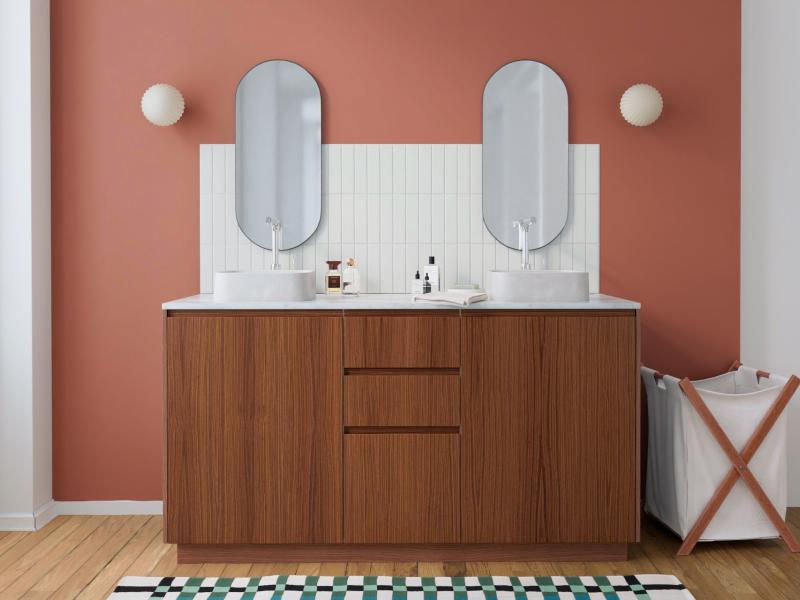 Meuble double vasque à poser - 160cm