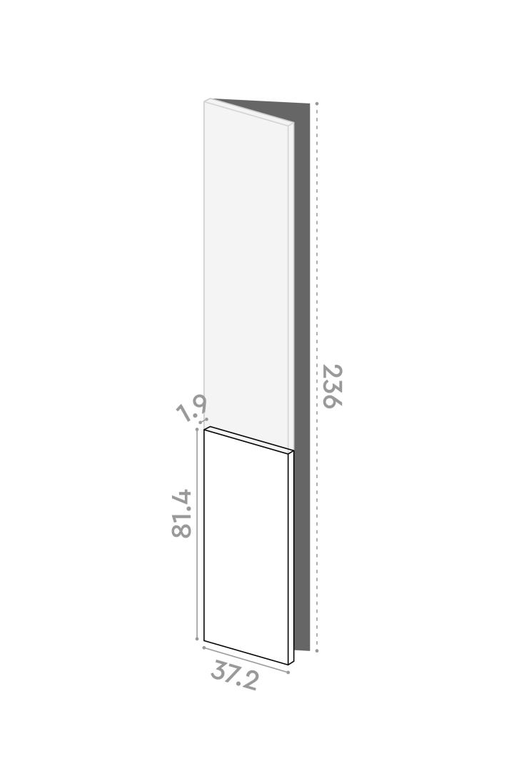 Porte 37x81cm - charnières à gauche