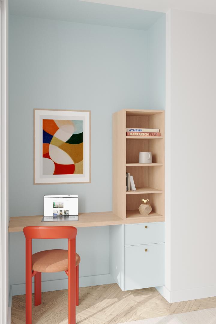 Plateau Square Chêne naturel