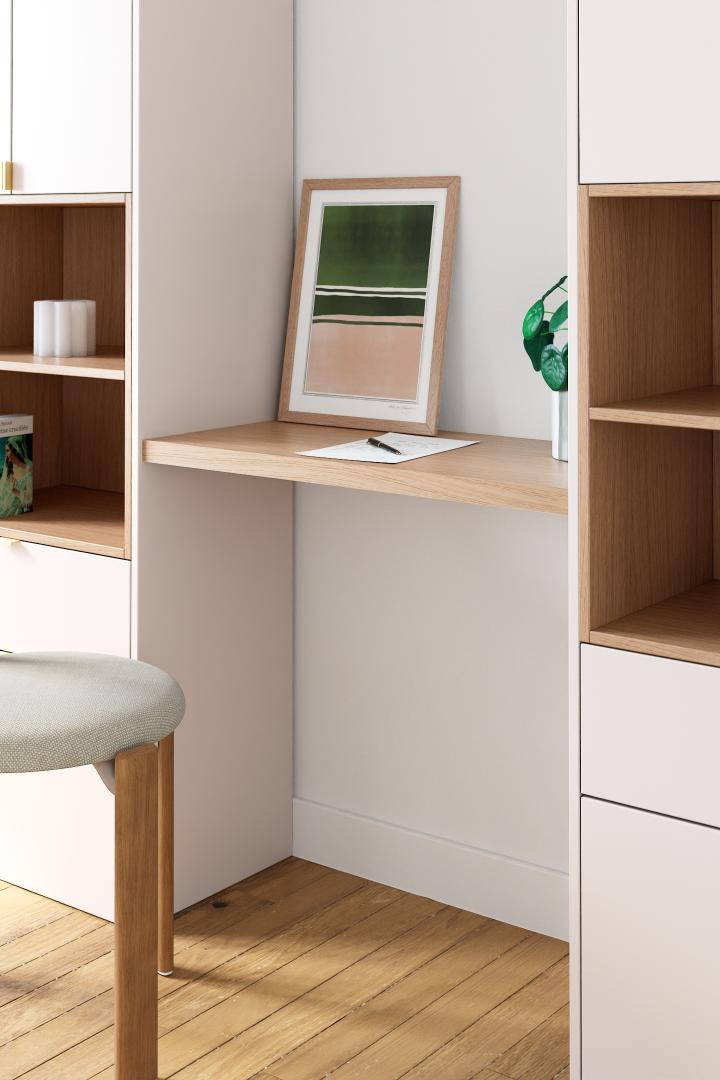 Plateau Square Chêne naturel