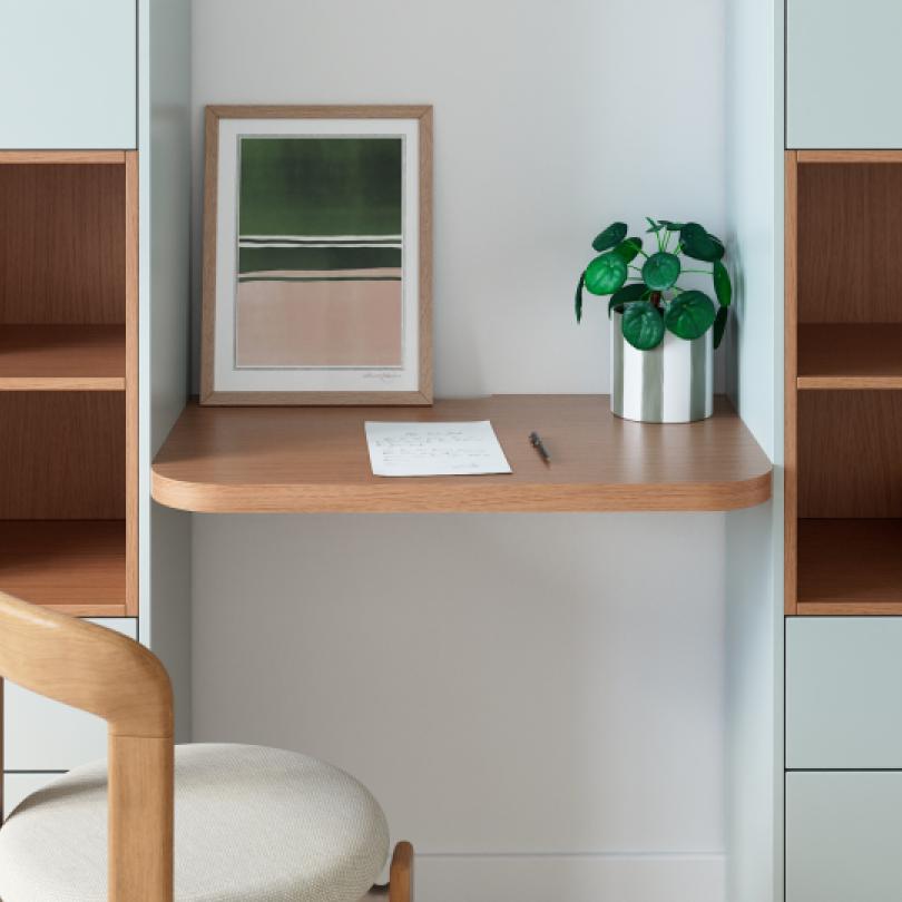 Plateau Curved Chêne miel