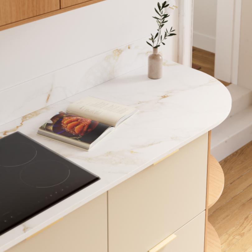 Marbre d'Automne Curved