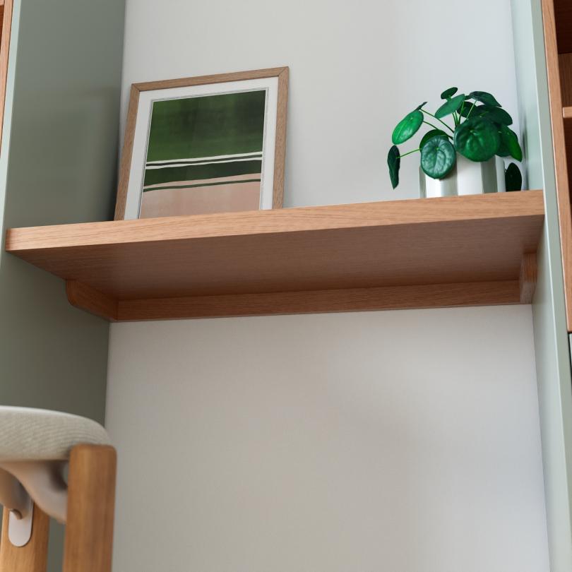 Plateau Square Chêne miel