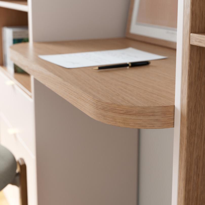 Plateau Curved Chêne naturel