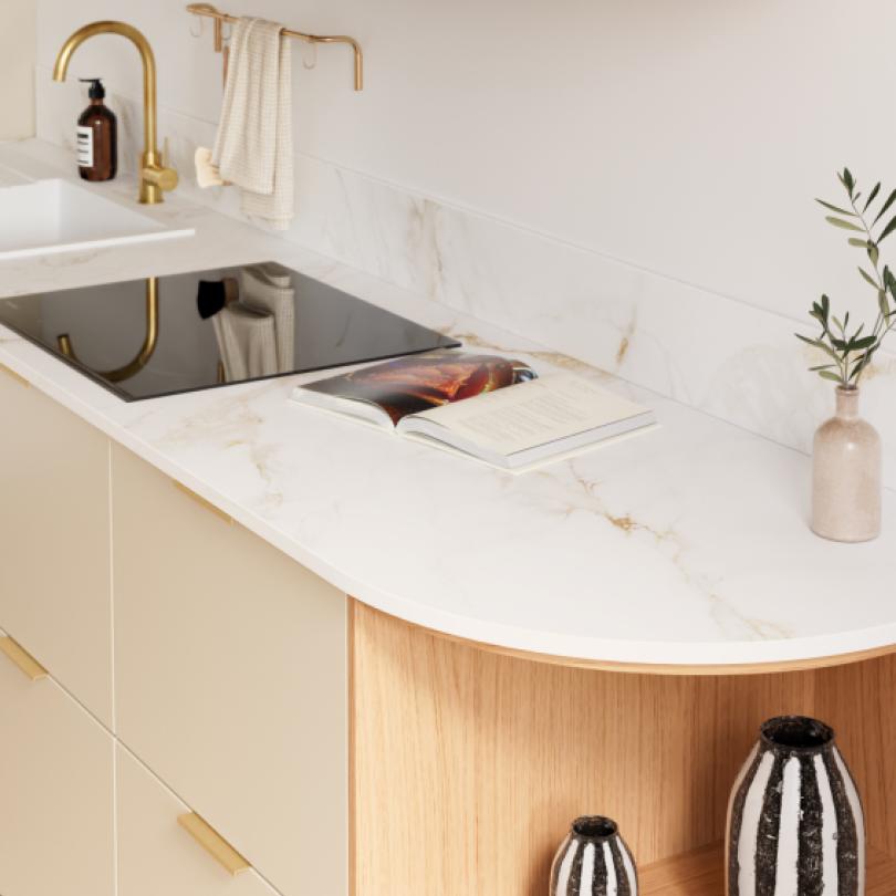 Marbre d'Automne Curved