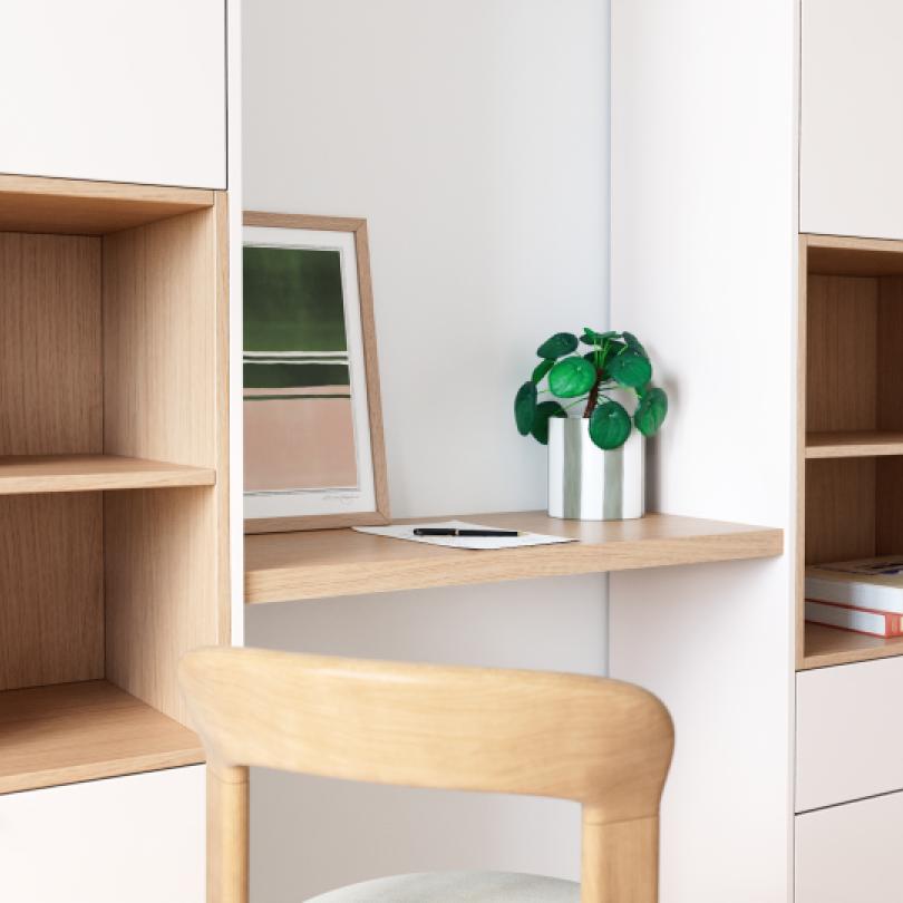 Plateau Square Chêne naturel