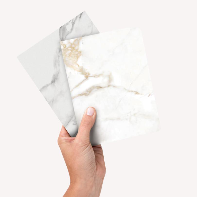 Marbre d'Automne - Marbre Calacatta