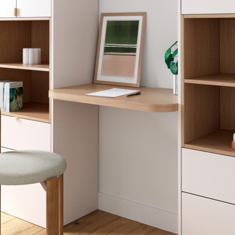 Plateau Curved Chêne naturel