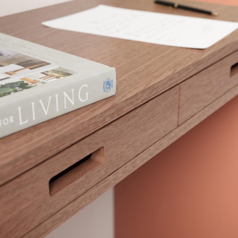 Plateau Secretary Noyer naturel