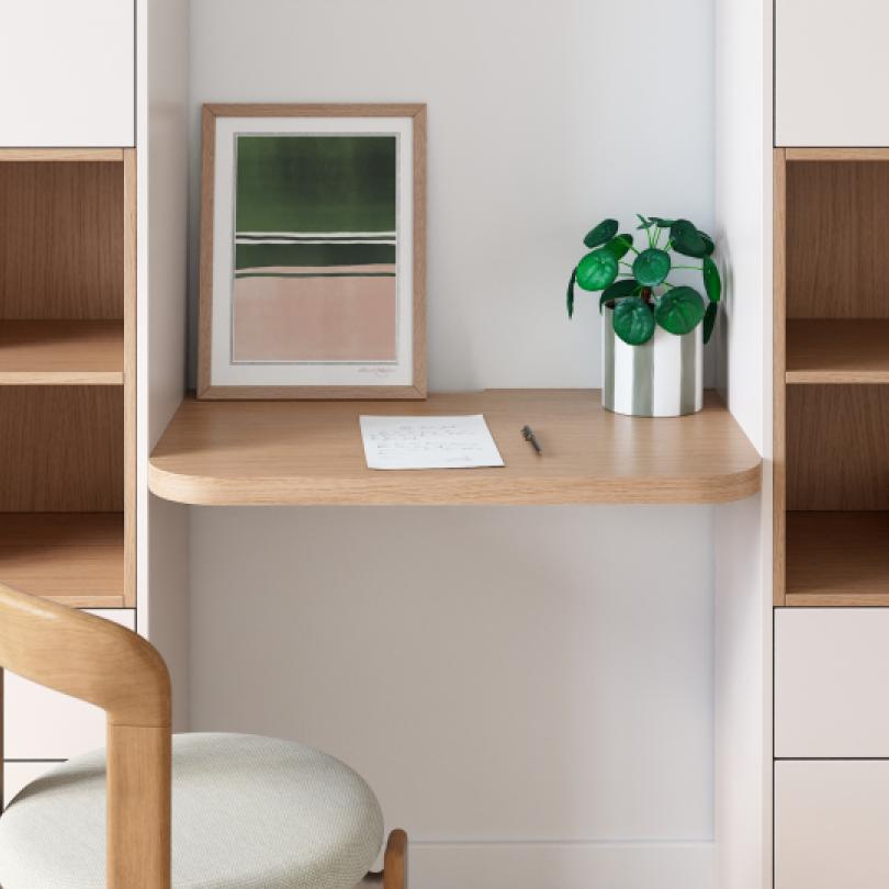 Plateau Curved Chêne naturel