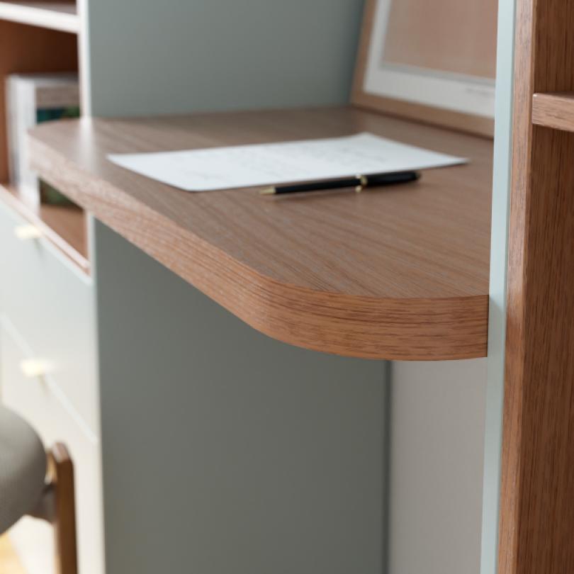 Plateau Curved Chêne miel