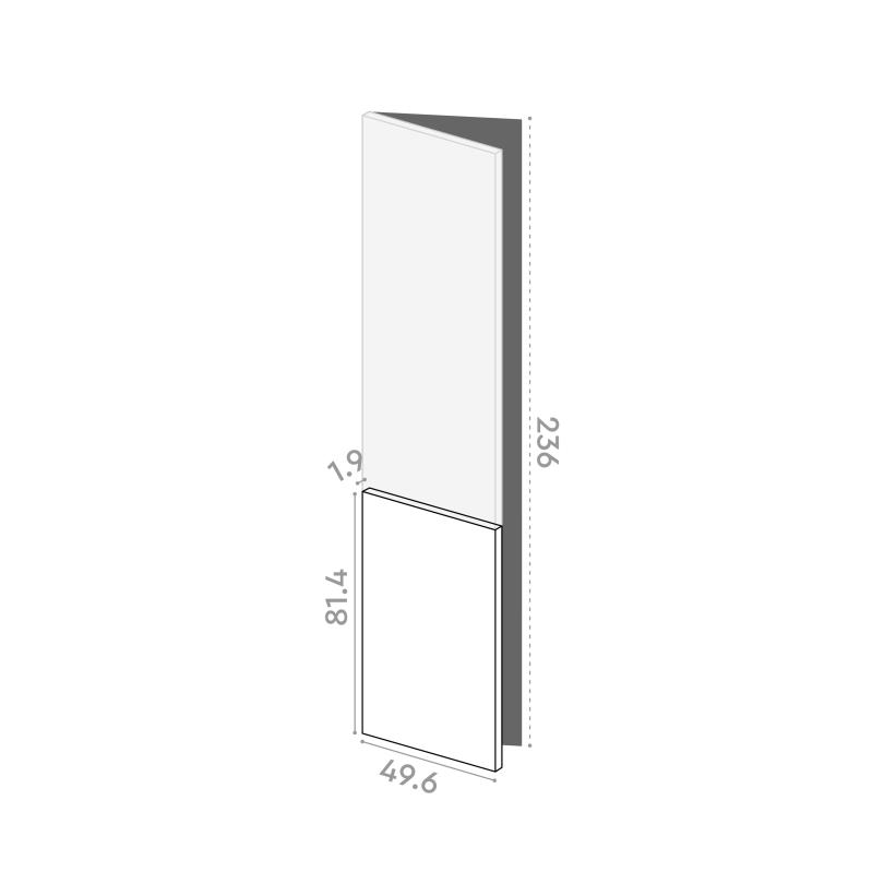 Porte 50x81cm - charnières à gauche