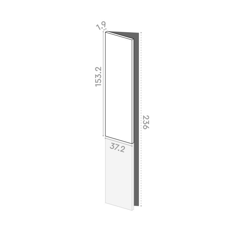 Porte 37x153cm - charnières à gauche