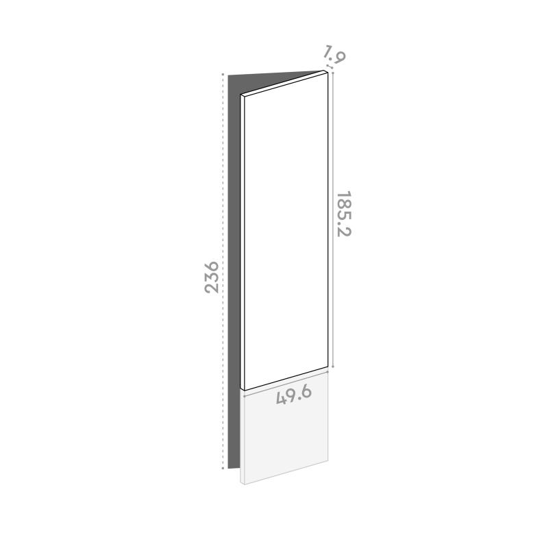 Porte 50x185cm - charnières à droite