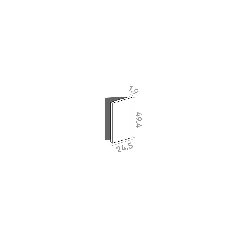 Porte 25x50cm - charnières à droite