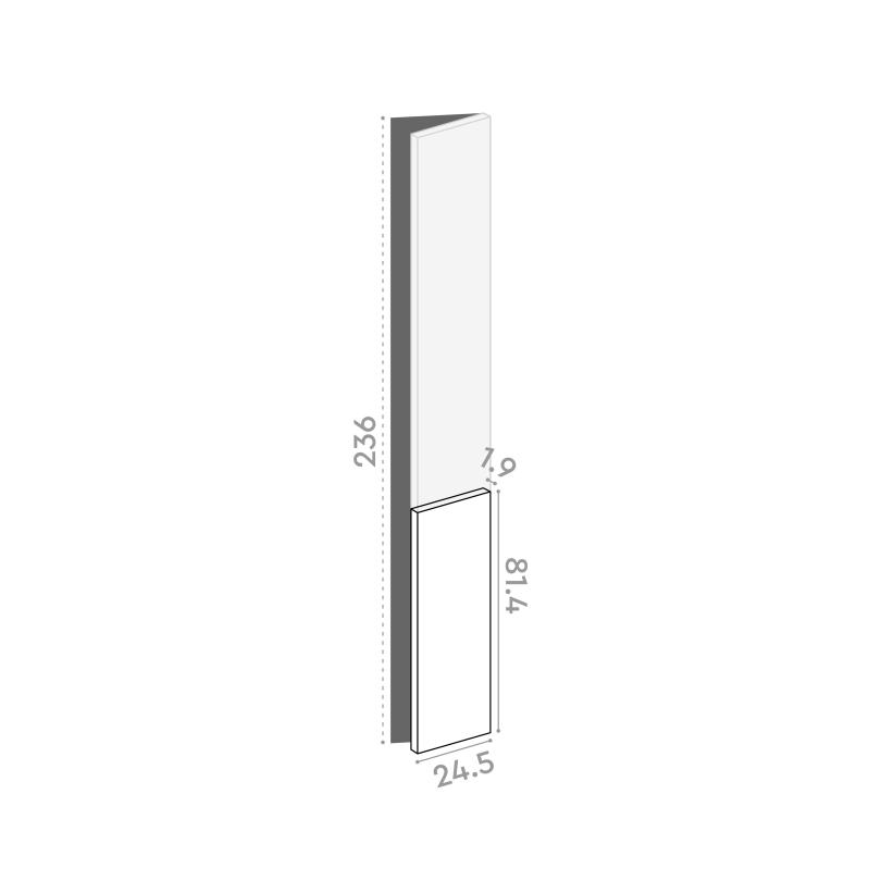 Porte 25x81cm - charnières à droite