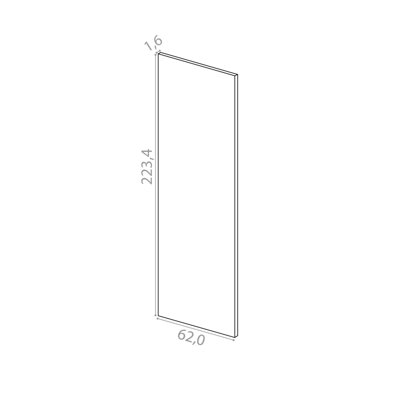 Panneau de finition 62x223cm