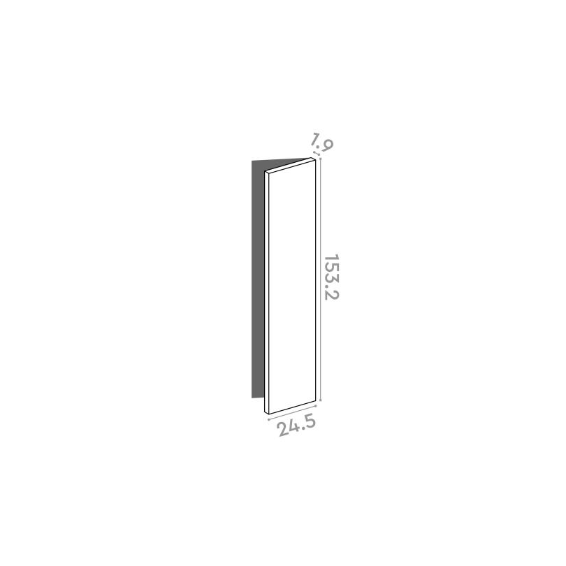 Door 25x153cm - right-hand hinges
