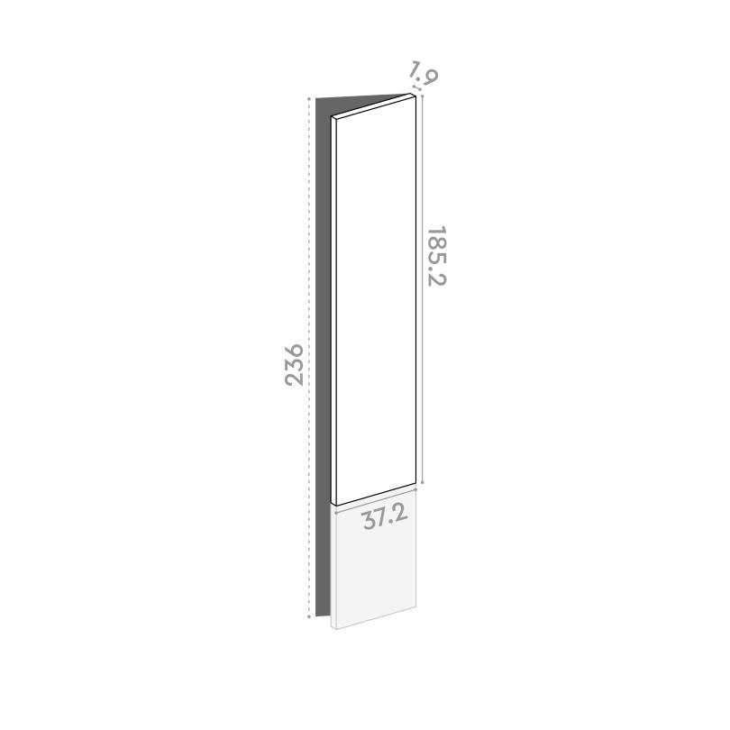 Porte 37x185cm - charnières à droite
