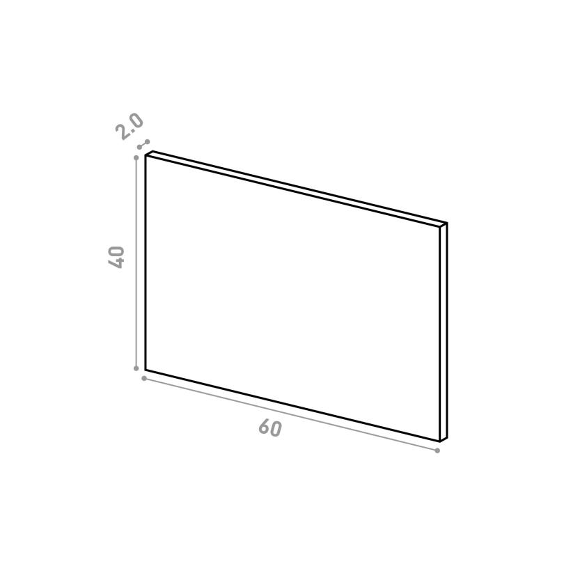 Schublade oder horizontale Tür 60x40cm