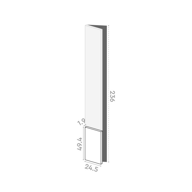 Porte 25x50cm - charnières à gauche