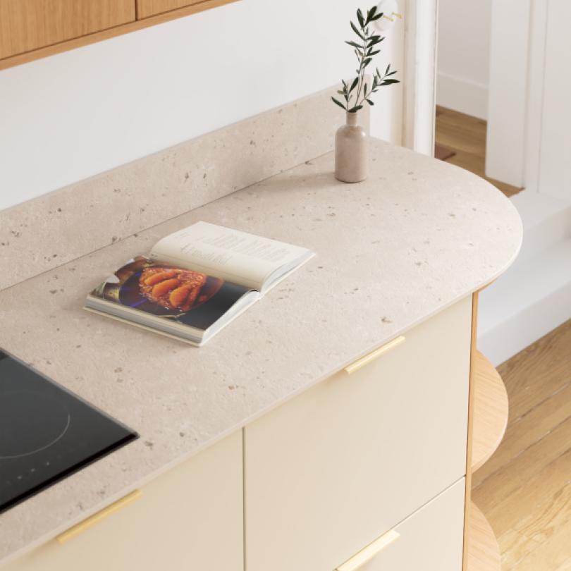 Terrazzo naturel Curved