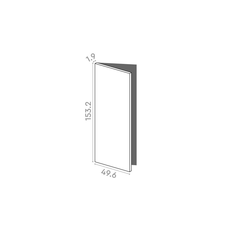 Door 50x153cm - left-hand hinges