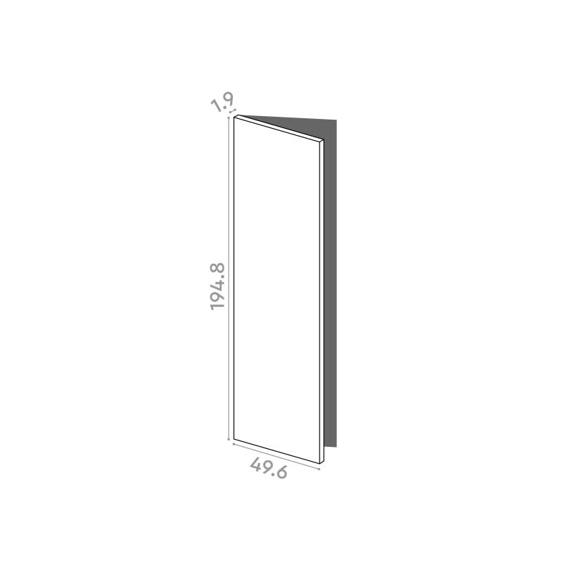 Door 50x195cm - left-hand hinges